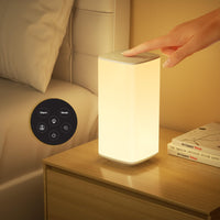 1 x RAW Customer Returns Bonsery Bedside Lamp Touch Dimmable, Remote Control LED Table Lamp Battery Operated 256 Colors and 3 Modes Night Light Children Atmosphere Desk Lamp Timer Function for Bedroom Living Room - RRP €26.97