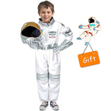 1 x RAW Customer Returns Tacobear Astronaut Costume Children with Astronaut Helmet Astronaut Gloves Space Costume Role Play for Children Halloween Cosplay Carnival - RRP €29.21