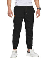 1 x RAW Customer Returns JustSun Chino Pants Men Cotton Casual Pants Men Jogging Pants Men Tracksuit Pants Sports Pants Men Long with Drawstring Casual Pants with Pockets Black 3XL - RRP €38.99