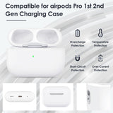 1 x RAW Customer Returns Wireless charging case compatible with Air Pods Pro 1 and Pro 2, charging case replacement charging case with Bluetooth pairing synchronization button, 5 times full charge for AirPods pro - RRP €39.31