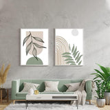 1 x RAW Customer Returns MKHFUW Set of 3 Posters Abstract Botanical Leaf Printed Poster Wall Art, Abstract Boho Poster Line Drawing Woman, No Frame Design-11,3Pcs-40x60cm  - RRP €29.88