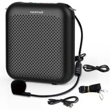 1 x RAW Customer Returns NORWII S358 Portable 2000mAh Rechargeable Voice Amplifier with Wired Microphone, Headset and Waistband, Personal Microphone and Speaker for Teachers, Tour Guides etc. Black  - RRP €34.99