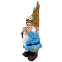 1 x Brand New MIJOMA GNOME Dwarf Garden Gnome - Garden Decoration - Garden Decoration - Gnome - Gnome for Garden - Home Decoration - Decoration for Patio for Balcony Blue Jacket - 22 cm  - RRP €19.2