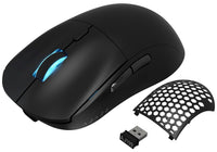 1 x RAW Customer Returns YINDIAO AJAZZ AJ199 Wireless Gaming Mouse, Ultralight 60g , Optical Sensor Pixart PAW3395, 26000 DPI, 2.4 GHz, 1ms, USB-C Cable, 6 Programmable Buttons, Long Battery Life, PTFE Feet, PC MAC - Black - RRP €58.99