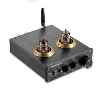 1 x RAW Customer Returns Tube amplifier with Bluetooth - Nobsound 50W 50W dual-channel power amplifier with 3.5mm jack stereo L R RCA input, TPA3116 Class D HiFi amplifier digital audio amplifier - RRP €89.99