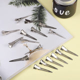 1 x Brand New 50 Pcs Duck Bill Clips Metal Hair Styling Clips, Alligator Hair Clips with 1 Pcs Metal Comb Teeth Section Hair Clips Duck Bill Hair Clips, for Women Girls - RRP €15.6