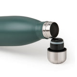 1 x RAW Customer Returns Blumtal drinking bottle stainless steel Charles - Thermos bottle 1000 ml - BPA-free thermos drinking bottle cold warm - leak-proof drinking bottle metal stainless steel drinking bottle 1L - Thermos bottle - Dark green - RRP €17.14