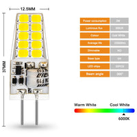 1 x RAW Customer Returns Auting G4 LED lamps 12V AC DC, 3W LED G4 bulbs 6000K cold white 300lm, replacement for 30W halogen lamps, no flickering, not dimmable, 360 light angle, pack of 10 - RRP €14.99