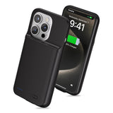 1 x RAW Customer Returns  6800mAh Battery Case for iPhone 15 Pro, New Upgrade High Capacity Rechargeable Extended Battery Pack, Protective Portable Smart Backup Charging Cover for iPhone 15 Pro 1 Pack  - RRP €24.19