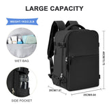 1 x RAW Customer Returns SZLX Ryanair hand luggage 40x20x25 backpack hand luggage airplane Easyjet hand luggage 45x36x20 backpack waterproof laptop business men s large travel backpack women s school backpack - RRP €38.01