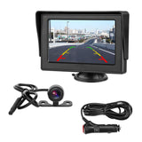 1 x RAW Customer Returns Jansite Reversing Camera and Monitoring Kit, Rear View Camera IP68 Waterproof Night Vision Parking Assistance System 4.3 Inch Easy to Install - RRP €40.33