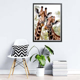 1 x Brand New Hoobee 5D Diamond Painting Giraffe, Diamond Painting Pictures Animal, Diamond Painting Adults, Full Drill Embroidery Cross Stitch Art Craft for Home Wall Decoration 30 40 cm  - RRP €20.4