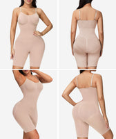 1 x RAW Customer Returns FEOYA Women s Body Shapewear Tummy Control Jumpsuits Tops Thong Full Body Shaper Built-in Bra Sleeveless Camisole Body Shaper Butt Lifter Bodysuit Waist Trainer Slimming Bodysuits Apricot L - RRP €27.6