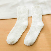 4 x Brand New LERTREEUK 5 Pairs Women s Fleece Socks White  - RRP €91.2