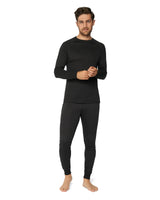 1 x RAW Customer Returns DANISH ENDURANCE Thermal Set for Men and Women, T-shirt and Pants in Recycled Materials, Black, 3XL - RRP €29.46