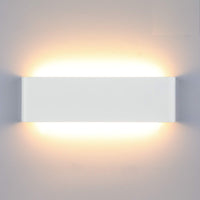 1 x RAW Customer Returns Lightsjoy 16W LED wall light indoor modern wall lamp white with up and down light IP44 interior lighting hallway lighting for bedroom corridor living room stairs etc. warm white - RRP €25.99