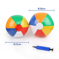 4 x Brand New Gxhong Inflatable Beach Balls, 4 Pieces Inflatable Beach Balls for Pool Party, Bath Toys Beach Balls Kids Balls Toys for Summer Beach Party - RRP €44.32