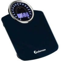 1 x RAW Customer Returns Adamson Hybrid NEW 2024 2-in-1 Digital Analogue Body Scale up to 180 kg Thick Tempered Glass Extra Large Display Easy-to-Read Digital Bathroom Scale - RRP €41.32