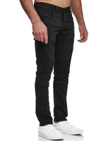 1 x RAW Customer Returns Elara Men s Jeans Slim Fit Trousers Biker Jeans Chunkyrayan 16517-Black-32W 34L - RRP €39.95