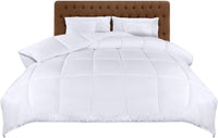 1 x RAW Customer Returns Utopia Bedding summer blanket 155 x 220 cm, all-year-round duvet, lightweight duvet with polyester filling, microfiber sleeping blanket white  - RRP €24.49