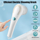 1 x RAW Customer Returns OBEST Electric Cleaning Brushes, Cordless Cleaning Brush, 360 Rotating Brush with 5 Replaceable Heads, IPX7 Waterproof, Home Spin Scrubber for Bathtubs, Tiles, Kitchens - RRP €20.64