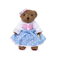 2 x Brand New My OLi 23cm Plush Teddy Bear with Rotatable Joints Small Stuffed Animal Cuddly Toy Teddy Bear Plush Toy Gift for Baby Children Friends Starting School Decoration Bavarian - RRP €40.32