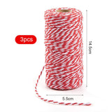 3 x Brand New RANJIMA Macrame Yarn Set, 3mm x 50m, 4 Piece Set, Natural Cotton Yarn with Macrame Keychain, for Wall Hangings, Macrame and Wedding Decorations, DIY, Red - RRP €68.4