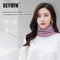 1 x Brand New SEYUFN Scarf for Women Winter Original Warm Men s Fleece Windproof Soft Thick Unisex Scarf - RRP €21.6