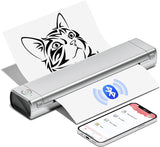 1 x RAW Customer Returns COLORWING Portable Printer A4, Mobile Thermal Printer Without Ink, Bluetooth Printer for Tattoos, Wireless Printer for Phone, Supports A4 Thermal Paper Tattoo Paper, Compatible with IOS and Android - RRP €168.98