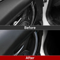 1 x RAW Customer Returns Car Interior Door Handle Sticker ABS Trim compatible with BMW 3 Series 4 Series F30 F31 F34 3GT F32 F33 F36 Accessories - RRP €26.21