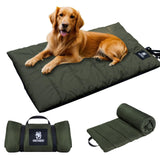 1 x RAW Customer Returns OneTigris Dog Blanket 110 x 68cm Washable, Dog Mat Comfortable and Soft Waterproof Dog Bed, Dog Cushion for Travel Camping Outdoor - Olive Drab - RRP €38.99