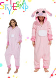 1 x RAW Customer Returns RandWind Animal Children s Onesie Halloween Costumes Animals Sleeping Pajamas KidPinkStitch-120  - RRP €28.99