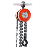 1 x RAW Customer Returns KATSU chain hoist 1000kg 3m lifting height, robust hooks with safety bar, chain block, garage car engine heavy-duty lifting tool 181741 - RRP €48.02