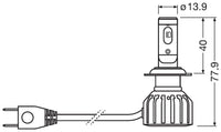 1 x RAW Customer Returns Osram NIGHT BREAKER LED H7 GEN 2, high and low beam with road approval, 12V, up to 230 more brightness - RRP €93.23