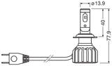 1 x RAW Customer Returns Osram NIGHT BREAKER LED H7 GEN 2, high and low beam with road approval, 12V, up to 230 more brightness - RRP €93.23