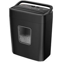 1 x RAW Customer Returns Bonsaii 8 Sheet Cross Cut Paper Shredder P4, Shredder with Portable Handle 16L Wastepaper Basket, for Credit Cards Paper Clips, for Home Office C261-C  - RRP €42.99