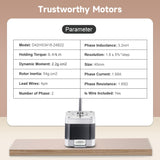 1 x RAW Customer Returns GEEETECH 3D printer motors, stepper motor 3D printer, 42 x 40 mm, 2 phases, 40 Ncm, 1.68 A, 1.8 degrees, 4 wires with 0.7 m cable and connector for 3D printer, CNC machine - RRP €16.72