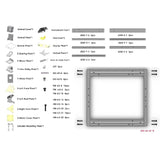 1 x RAW Customer Returns iMetrx 3D printer frame for self-project FDM 3D printer - RRP €57.97