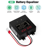 1 x RAW Customer Returns Jadeshay Battery Equalizer, 24V Battery Equalizer, Digital Display, 2 x 12V Battery Balancer for Lead Acid Lithium Batteries - RRP €32.76