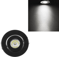 1 x RAW Customer Returns Midore Small LED recessed spotlights 10er 1W 230V round recessed spots with transformer swiveling mini spot downlights LED ceiling spots 110lm cut-out hole size 42-45mm - RRP €33.97