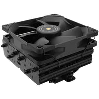 1 x RAW Customer Returns Thermalright SI-100 Black CPU Air Cooler, 6 6mm Heat Pipes, TL-E12B PWM Quiet Fan CPU Cooler With S-FDB V2.0 Bearing, AGHP 3.0 Technology, For AMD AM4 AM5 Intel 1150 1151 1200 1700 2066, PC Cooler - RRP €31.69