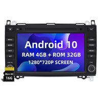 1 x RAW Customer Returns ISUDAR 8 inch Android 10 2 din car radio for Mercedes Benz Sprinter B200 B Class W245 B170 A Class W169 with 8 Core DDR4 GPS Navi 1080P Video Carplay Bluetooth 4G WiFi DSP Support Camera USB DAB  - RRP €315.25