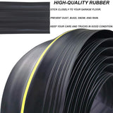 1 x RAW Customer Returns Garage door seal 3M universal garage door threshold seal weatherproof garage door floor seal rubber DIY seal replacement for garage doors perfect for keeping garages clean and dry gray  - RRP €33.55