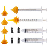 1 x RAW Customer Returns GSSFASHION betevie Mini and Original Nipples with Syringes for Puppies, Kittens, Squirrels and Other Newborn Pets, 6 Pack - RRP €12.49