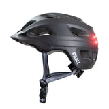 1 x RAW Customer Returns PANK Premium bicycle helmet men women high-quality and very comfortable padding with CE certification EN 1078 E-Scooter MTB helmet trekking racing bike scooter helmet bicycle with light, matt black, 54-61 cm - RRP €49.99