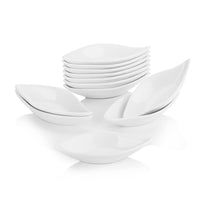 1 x RAW Customer Returns MALACASA, Ramekin.Dish series, 12-piece set Super Mini 4.75 inches 12 x 6 x 2.2 cm porcelain bowl, dessert bowl, snack bowl, appetizer - RRP €24.99