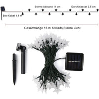 1 x Brand New hongtang solar fairy lights for outdoors, 32M 300 LED solar fairy lights balls outside 8 modes solar fairy lights weatherproof for garden, balcony, wedding, Christmas, party decoration multi-colored  - RRP €29.23