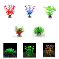 2 x Brand New LATRAT 24 Pieces Aquarium Plants Decoration, Fake Aquatic Plants Aquarium Decoration, Mixed Color Artificial Plants Aquarium Decor, Small to Large - RRP €40.8