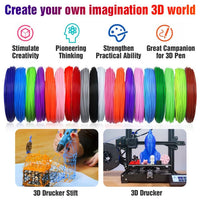 1 x RAW Customer Returns 3D pen PLA filament 1.75 mm, 3D pen filament 20 colors 10m each with template book set, 3D pen accessories for children and adults starter set for ODRVM, Tecboss, Lovebay - RRP €12.85