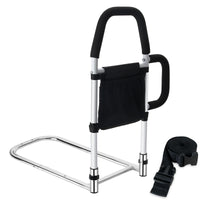 1 x RAW Customer Returns Kaucytue Bed Rail for Elderly with Removable Reinforced Small Armrest Storage Bag, Portable Adjustable Bed Riser, Grab Bars for Seniors - RRP €60.49